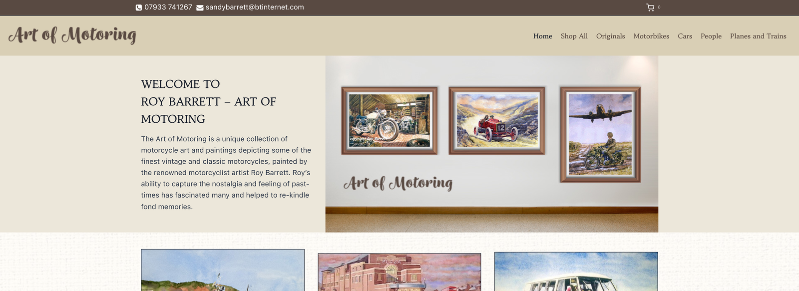 Art of Motoring project screenshot