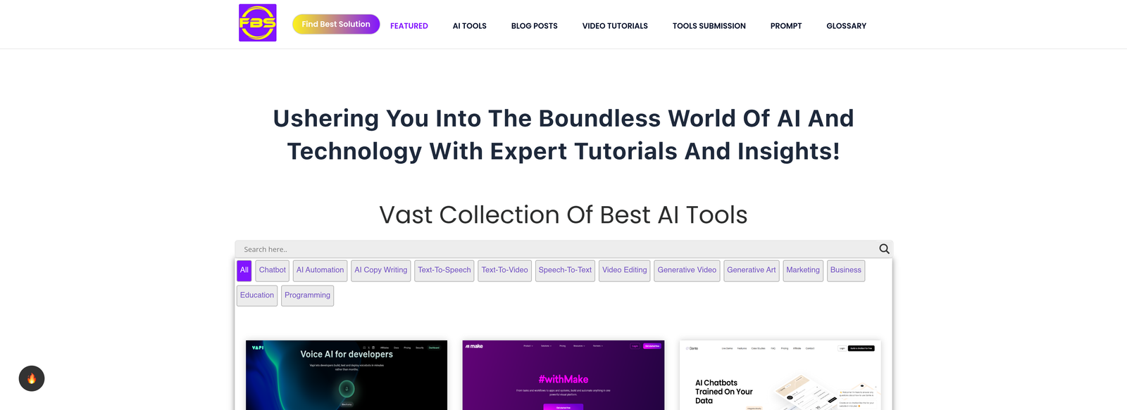 Find Best Solution project screenshot