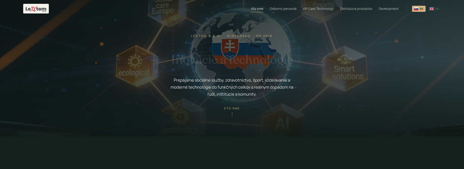 Lextom project screenshot