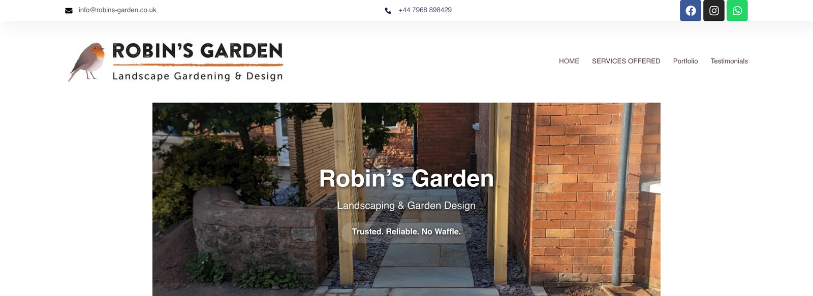 Robin’s Garden project screenshot