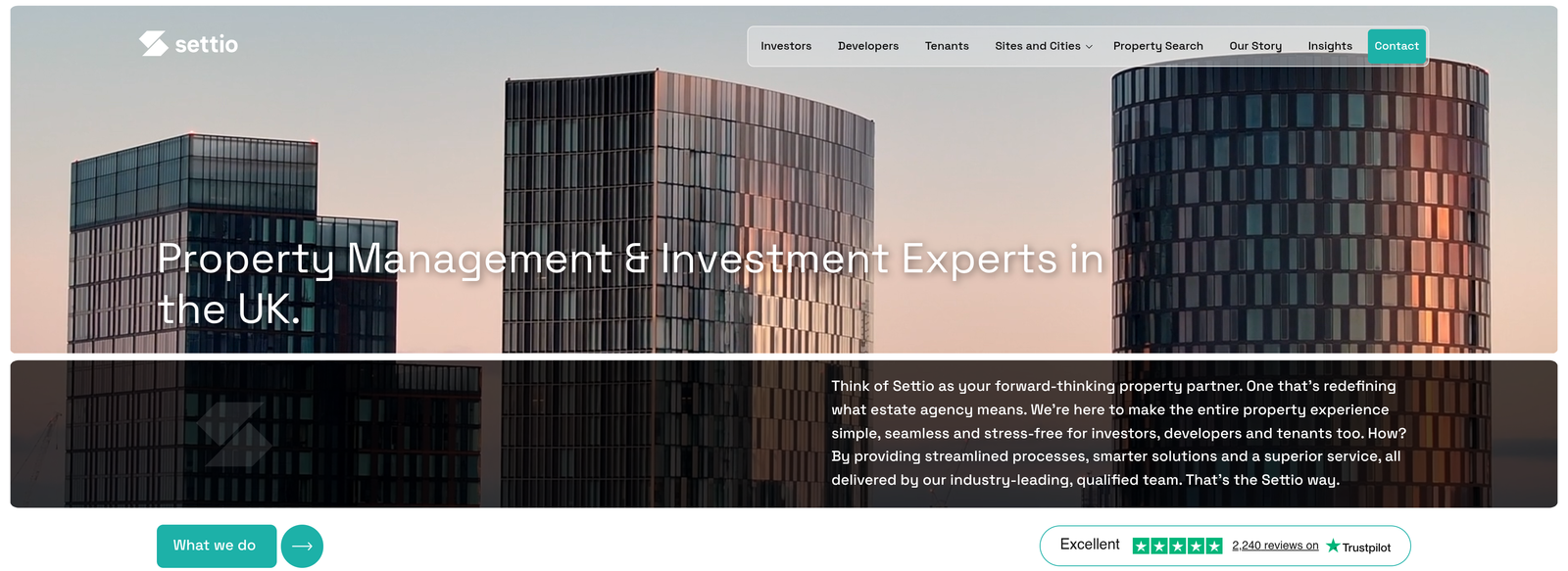 Settio project screenshot