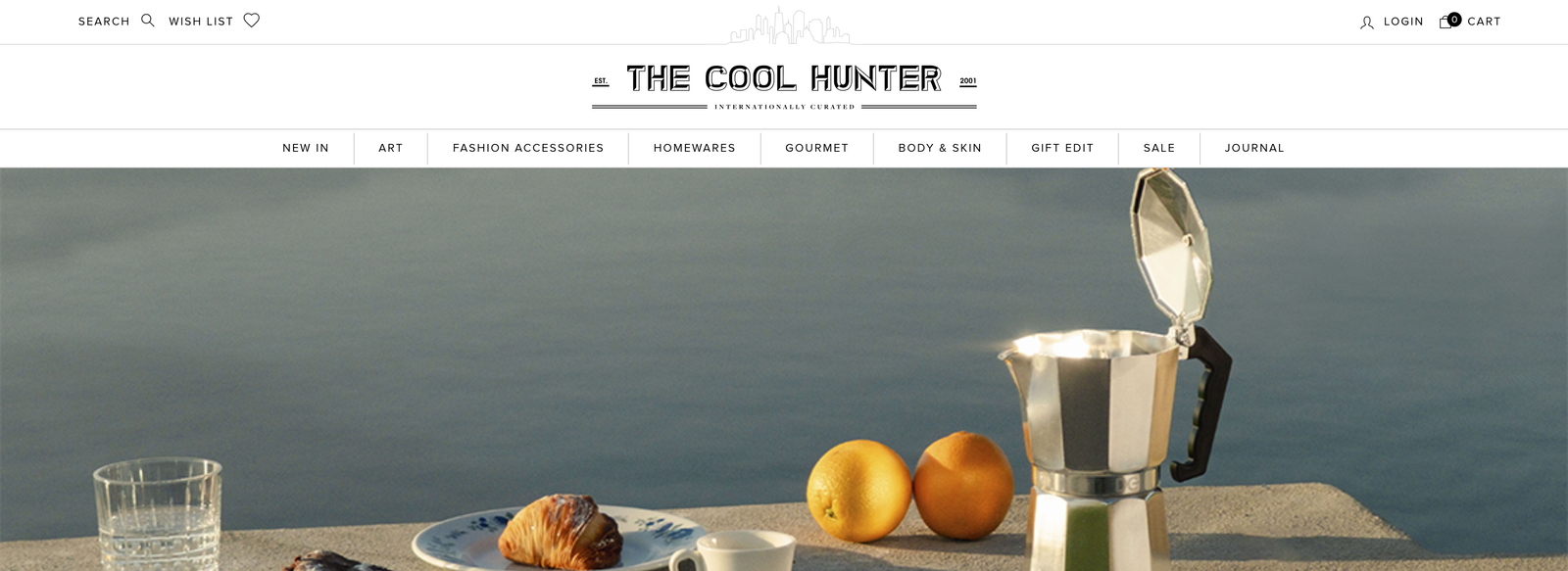 The Cool Hunter Shop project screenshot