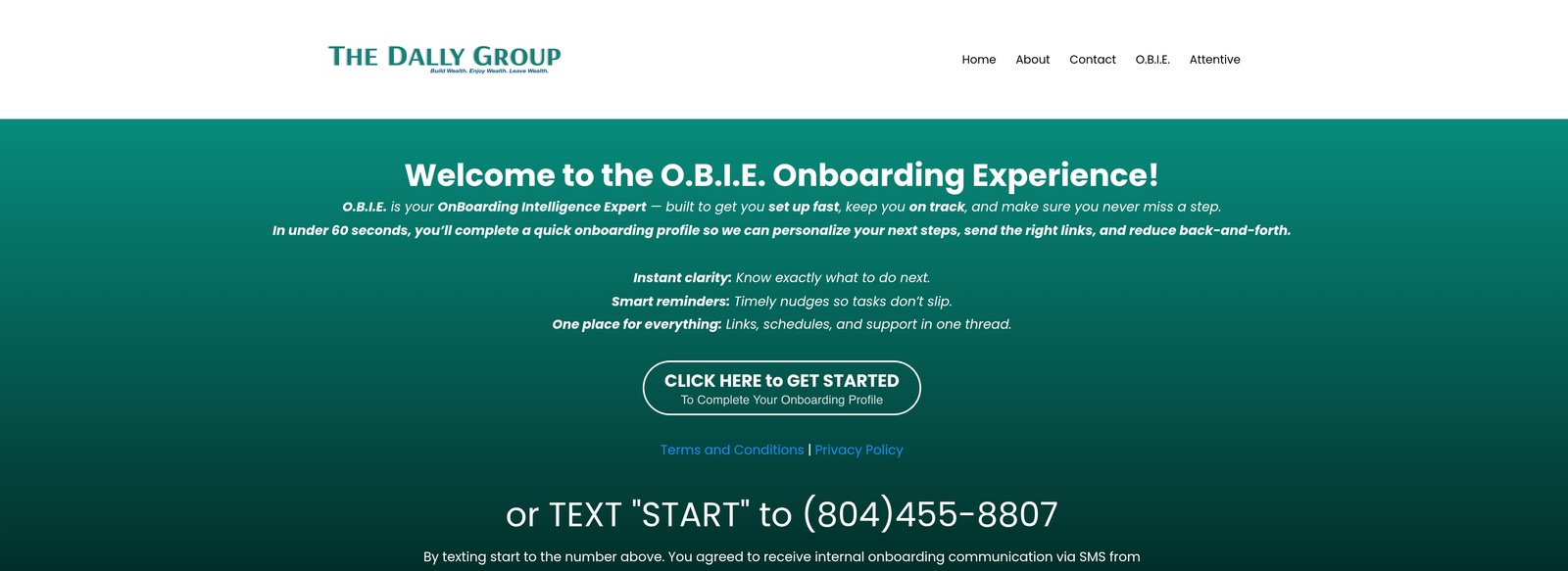 The Dally Group project screenshot
