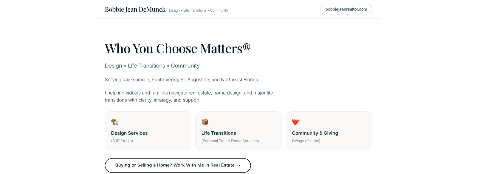 Who You Choose Matters project screenshot