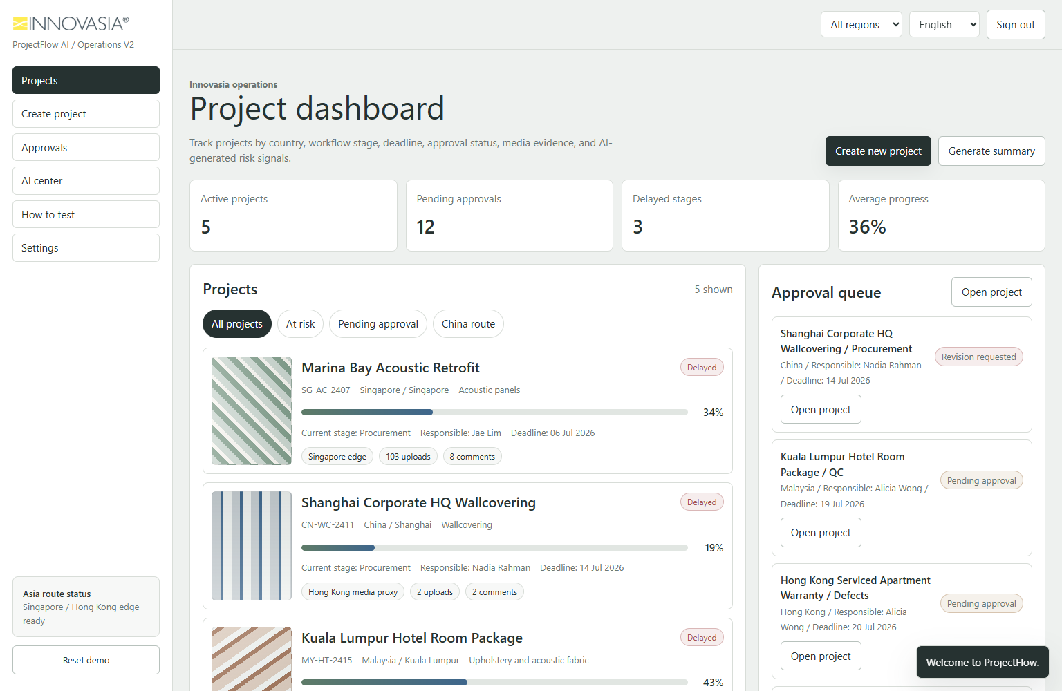 ProjectFlow Pro project screenshot