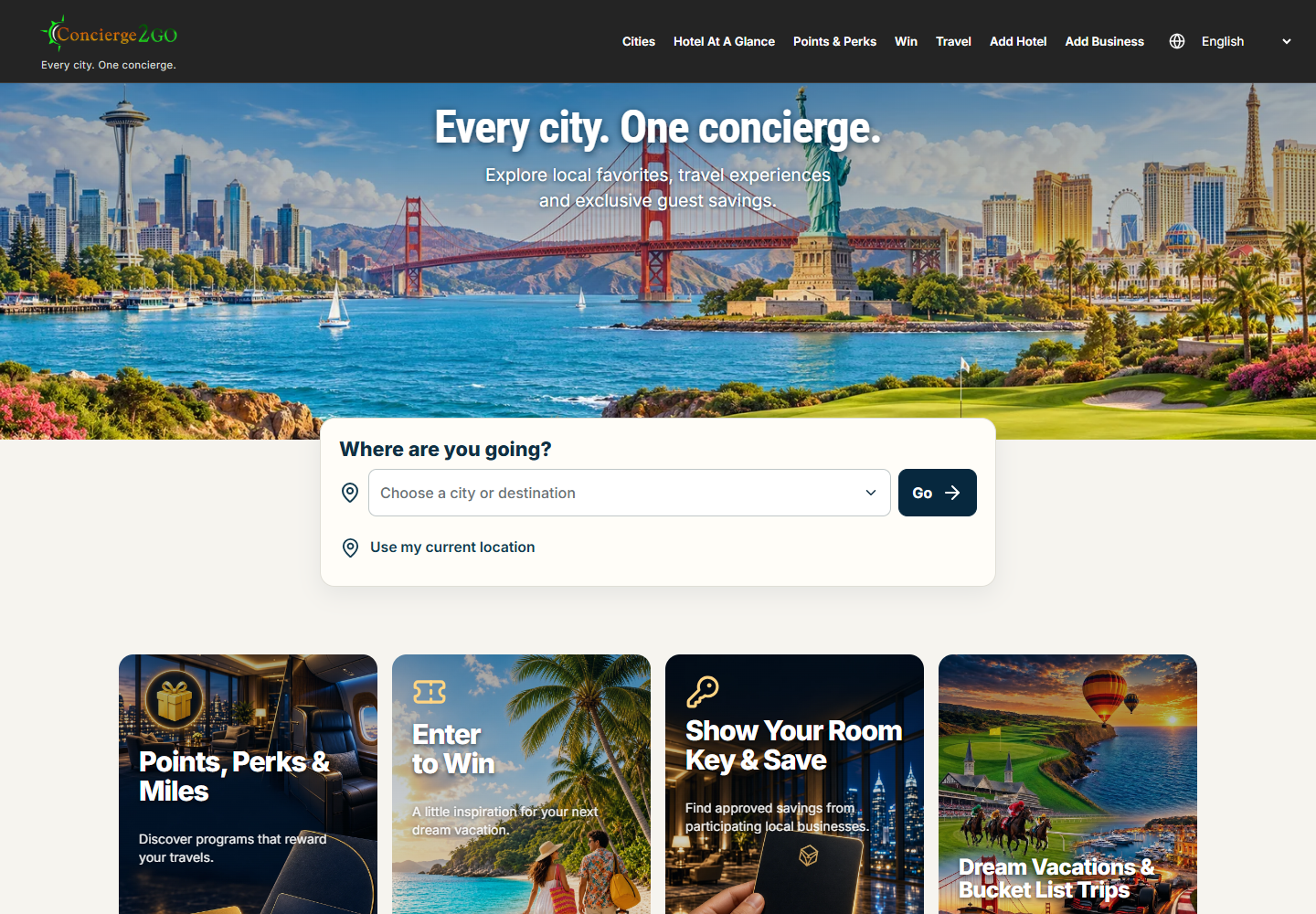 Concierge2Go project screenshot